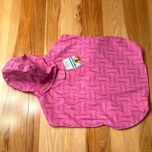 Brand NEW Martha Stewart Dog Raincoat w/Hood NWT
